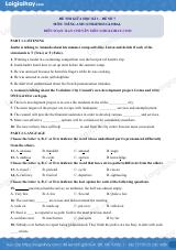 Đề thi giữa kì 1 Tiếng Anh 12 Friends Global - Đề số 7